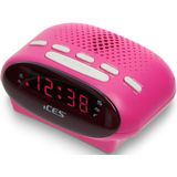 Ices ICR-210 - Wekkerradio - Roze
