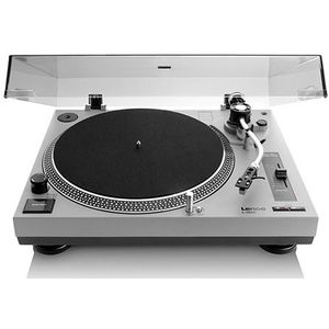 Lenco L-3808 Matt Grey - Platenspeler met USB - Stereo - Stofkap - Mat Grijs