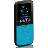 Lenco PODO-153BU MP3-speler met stappenteller, oordopjes en sportband - Blauw