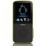Lenco PODO-153LM MP3-speler met stappenteller, oordopjes en sportband - Lime