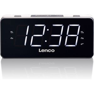 Lenco CR-18 Wekkerradio Wit