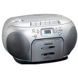 LENCO SCD-420SI - Portable FM Radio - CD - Cassettespeler - Zilver