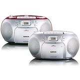 Lenco - SCD-420RD - Portable FM Radio CD - Cassettespeler - Draagbaar Design