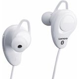 Lenco Draadloze In-Ear Oordopjes met Microfoon - Wit