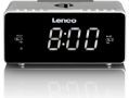 Lenco CR-550SI - Wekkerradio met Qi Wireless Smartphone oplader - Zilver