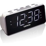 Lenco - CR-19 - Wekkerradio - Zilver - Met USB Poort