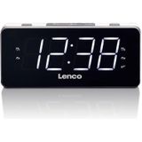 Lenco - CR-19 - Wekkerradio - Zilver - Met USB Poort