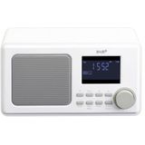Lenco - DAR-010 - DAB Radio - Wit - Met AUX-ingang en Alarmfunctie