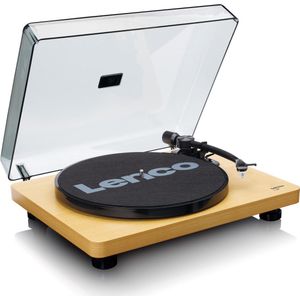 Lenco Platenspeler - Auto-stop - USB naar PC encoding - L-30WD - Hout