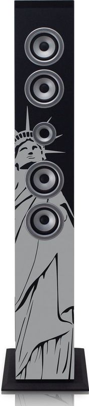 Ices IBT-6 NY Liberty - Bluetooth Speaker - USB en SD - LCD Scherm