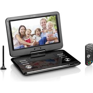Lenco DVP-1273 - Portable DVD-speler met DVB-T2 - 12 inch - Zwart