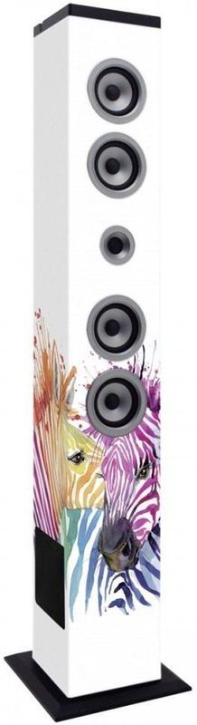 Ices IBT-6 - Bluetooth speaker toren - Zebra