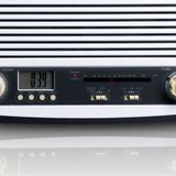 Lenco - SR-02 - Radio - Zwart - Wit - Retro FM Stereo