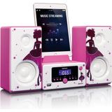 Lenco MC-020 - Stereo set met radio, Bluetooth®, USB en AUX-ingang - Prinses