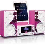 Lenco - MC-020 - Micro-set - Grafitti - Bluetooth - FM Radio - USB