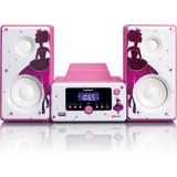Lenco - MC-020 - Micro-set - Grafitti - Bluetooth - FM Radio - USB