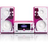 Lenco MC-020 - Stereo set met radio, Bluetooth®, USB en AUX-ingang - Prinses