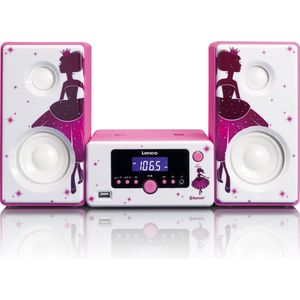 Lenco - MC-020 - Micro-set - Grafitti - Bluetooth - FM Radio - USB