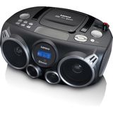 Lenco SCD-100BK - Draagbare radio CD speler met Bluetooth®, USB en SD - Zwart
