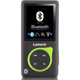 Lenco Xemio-768 MP3-speler met 8 GB Micro SD-kaart en Bluetooth-hoofdtelefoon, groen