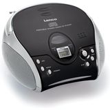 LENCO SCD-24 - Draagbare Stereo FM Radio - Zwart/Zilver