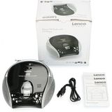 LENCO SCD-24 - Draagbare Stereo FM Radio - Zwart/Zilver