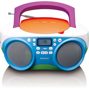 LENCO SCD-41 - Draagbare FM Radio - CD/USB-speler - Multi colour