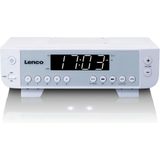 LENCO KCR-11WH FM Keukenradio met LED-verlichting en timer