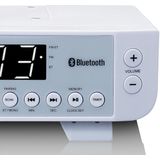 Lenco - KCR-100 - FM Keukenradio - Wit - Bluetooth - LED-verlichting