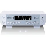 Lenco - KCR-100 - FM Keukenradio - Wit - Bluetooth - LED-verlichting