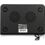 Lenco CR-580BK - Wekkerradio met Qi Wireless Smartphone oplader - Temperatuurweergave - Zwart