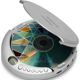 Lenco - CD-201SI - Portable CD-speler - Zilver - Met Anti-Shock