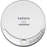 Lenco CD-201SI Discman - Draagbare CD-MP3 Speler met Anti-Shock bescherming - Zilver