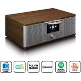 Lenco - DIR-270 - Wekkerradio - Zwart - Internet, DAB, FM, CD, Bluetooth