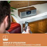 LENCO DIR-170WA - Smart Radio - Hout - Internet/DAB+/FM/Bluetooth