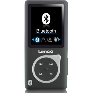 Xemio 768 Lenco MP3 MP4-speler Bluetooth 8GB met SD-kaartsleuf, grijs