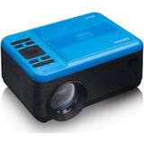 Lenco - LPJ-500 - LCD Projector - Blauw - Met DVD Speler en Bluetooth