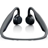 Lenco Bluetooth Koptelefoon met Bone Conduction - Grijs