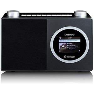 LENCO DIR-70BK - Internet radio met kleurendisplay en Bluetooth� - Zwart