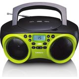 LENCO SCD-200LM - Radio CD Speler met MP3 en USB functie - Lime