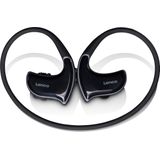 Lenco BTX-750 Bluetooth Sport Headset met MP3-speler 8 GB Bluetooth 5.0 IPX4 Spatwaterdicht Micro SD-kaartlezer Zwart