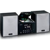 Lenco MC-250 Compact systeem met WLAN-internetradio, digitale radio met Dab+ en WLAN, FM-radio, CD/MP3-speler, 2,8 inch kleurendisplay, AUX USB