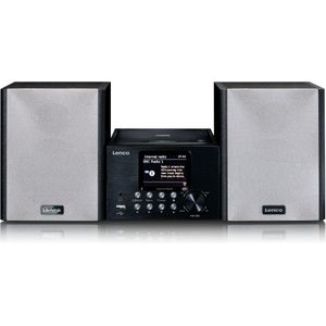LENCO MC-250BK - Micro set met smart radio, CD/USB speler, internet, DAB+, Bluetooth� - Zwart