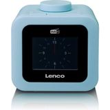 Lenco CR-620BU - Wekkerradio met DAB - Alarmfunctie - Blauw