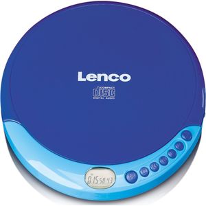 Lenco - CD-011 - Portable CD Speler - Blauw