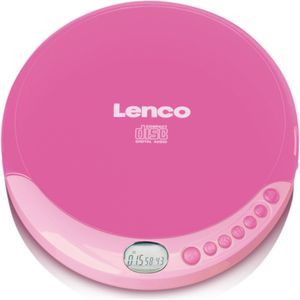 Lenco - CD-011 - Portable CD Speler - Roze