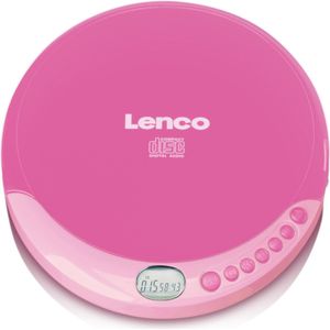 Lenco CD-011, 190 g, Pink, Tragbarer CD-Player