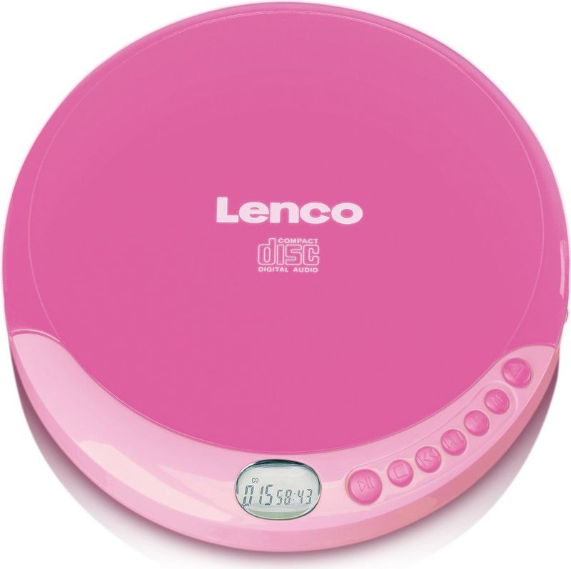 Lenco - CD-011 - Portable CD Speler - Roze