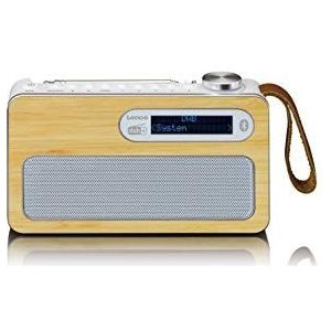 Lenco - PDR-040BAMBOO - DAB+/FM Radio - Wit - Bamboo