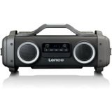 Lenco SPR-200BK - Bluetooth Speaker Draadloos - Splashproof - Zwart